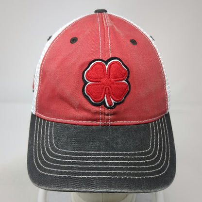 Black Clover Trucker Hat Red Gray OSFM University of Utah Utes Snapback Lucky
