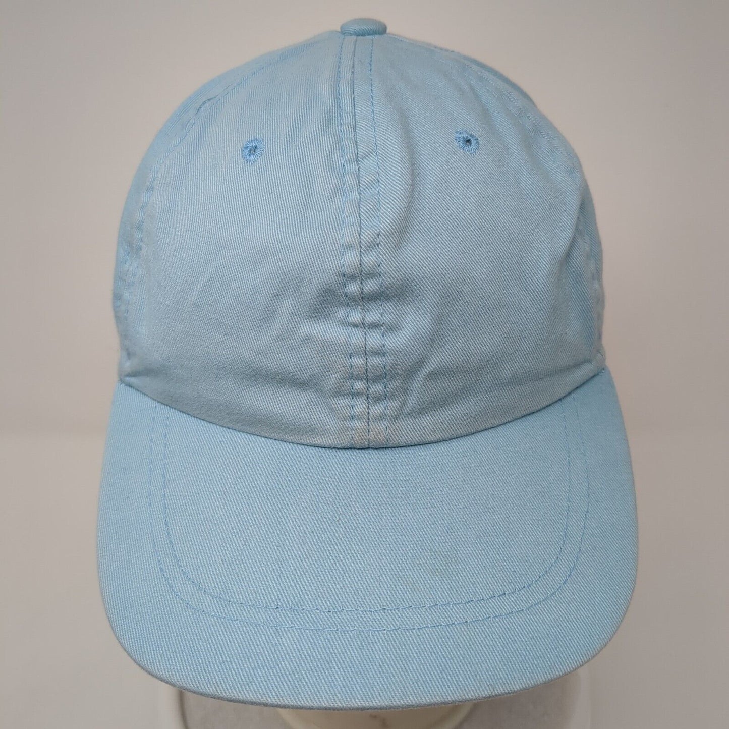 Unbranded Slideback Hat Blue 57cm Adjustable Solid 6 Panel Blank
