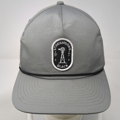 Imperial 5 Panel Gray One Size Hat Rope Snapback Streamsong Black Windmill