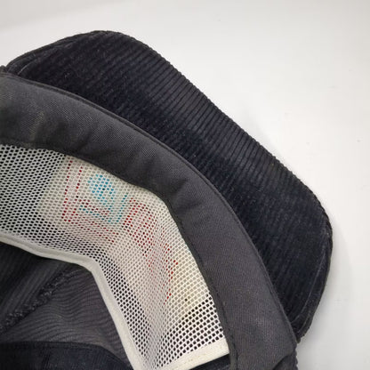 Black Corduroy 5 Panel Hat Freight Agency Billings MT Rope USA Embroidered OS