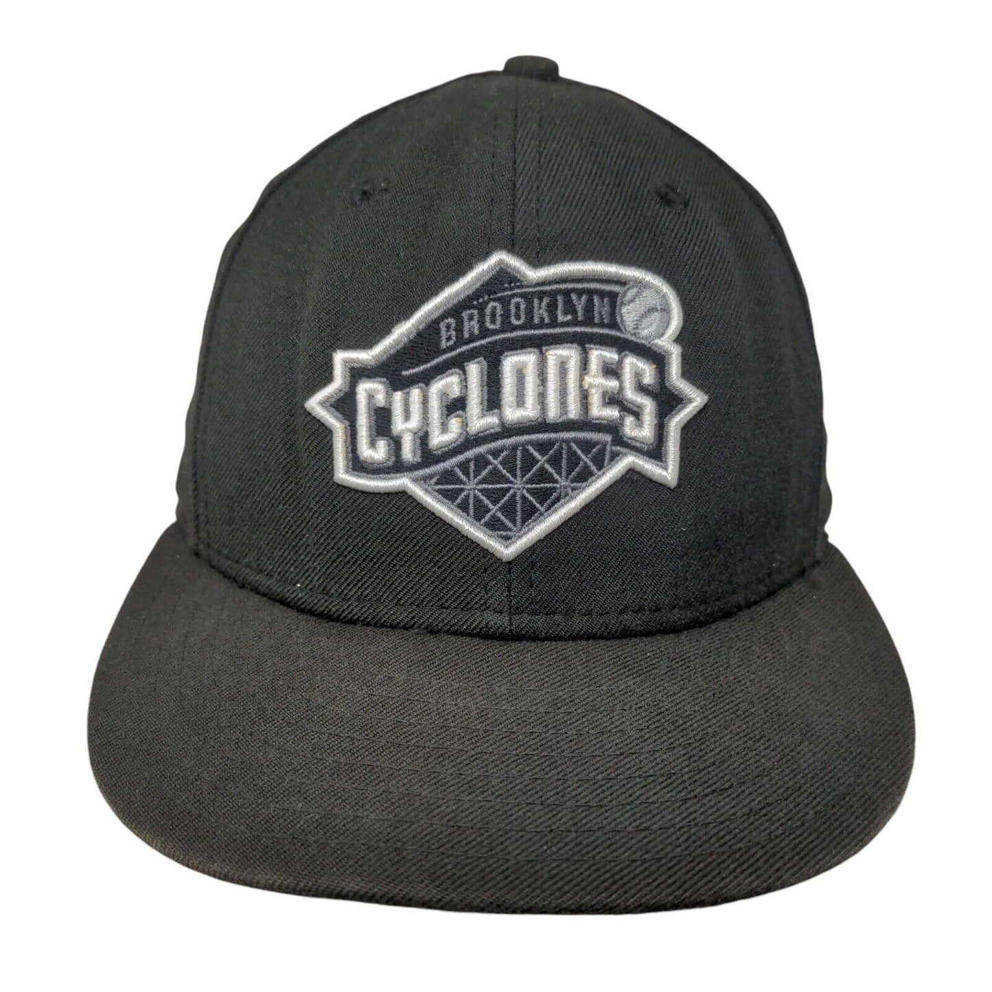 Brooklyn Cyclones New Era 59Fifty Fitted Hat Black 7 5/8 Embroidered Logo MLB