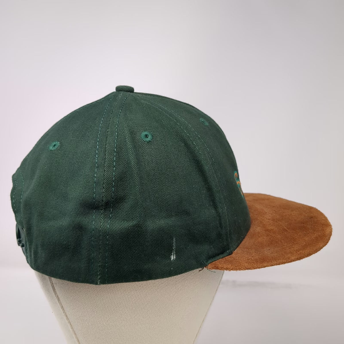 Swagelok Snapback Green Hat One Size Suede Brim Embroidered USA Made Industrial