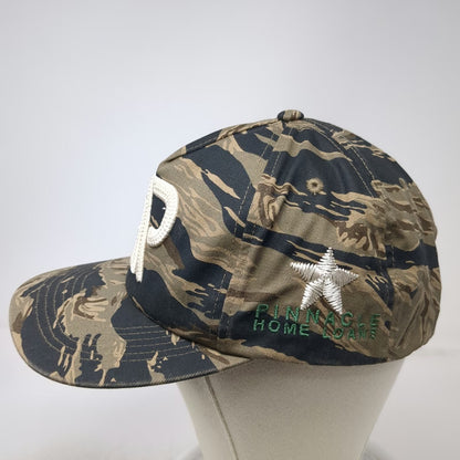 Good Quality Human 5 Panel Hat Green Brown One Size Camo Snapback Pinnacle Home
