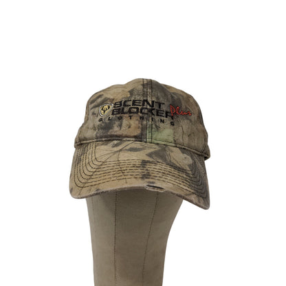 Scent Blocker Plus Strapback Adjustable Hat OSFM Camo Staining