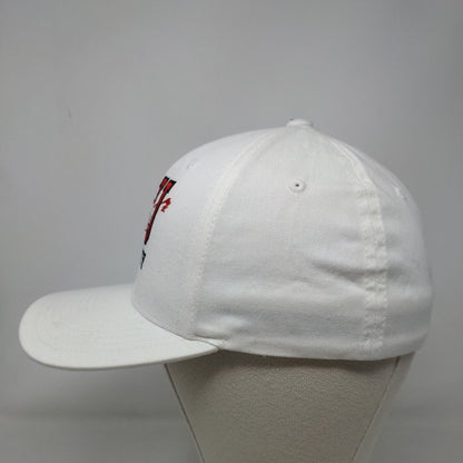 Port Authority Men's Fitted Hat S-M Embroidered MSU Ice Hockey Logo Cotton Blend