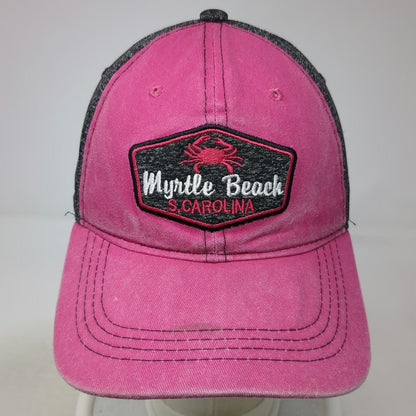 Carolinas Saltwater Baseball Cap Pink One Size Myrtle Beach South Carolina Hat