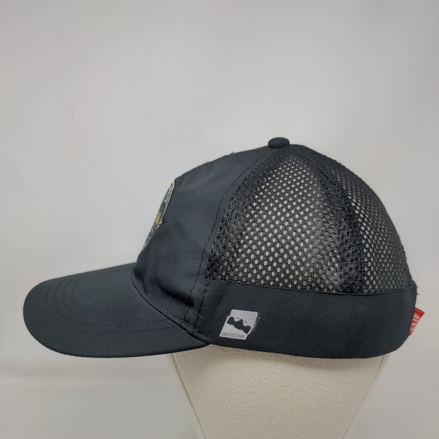 Indianapolis 500 Mile Challenge Strapback Mesh Back Trucker Hat Black One Size