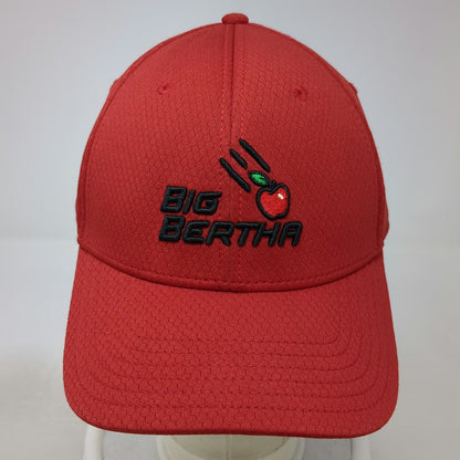 Callaway Baseball Cap Red One Size Big Bertha Golf Performance Strapback Hat