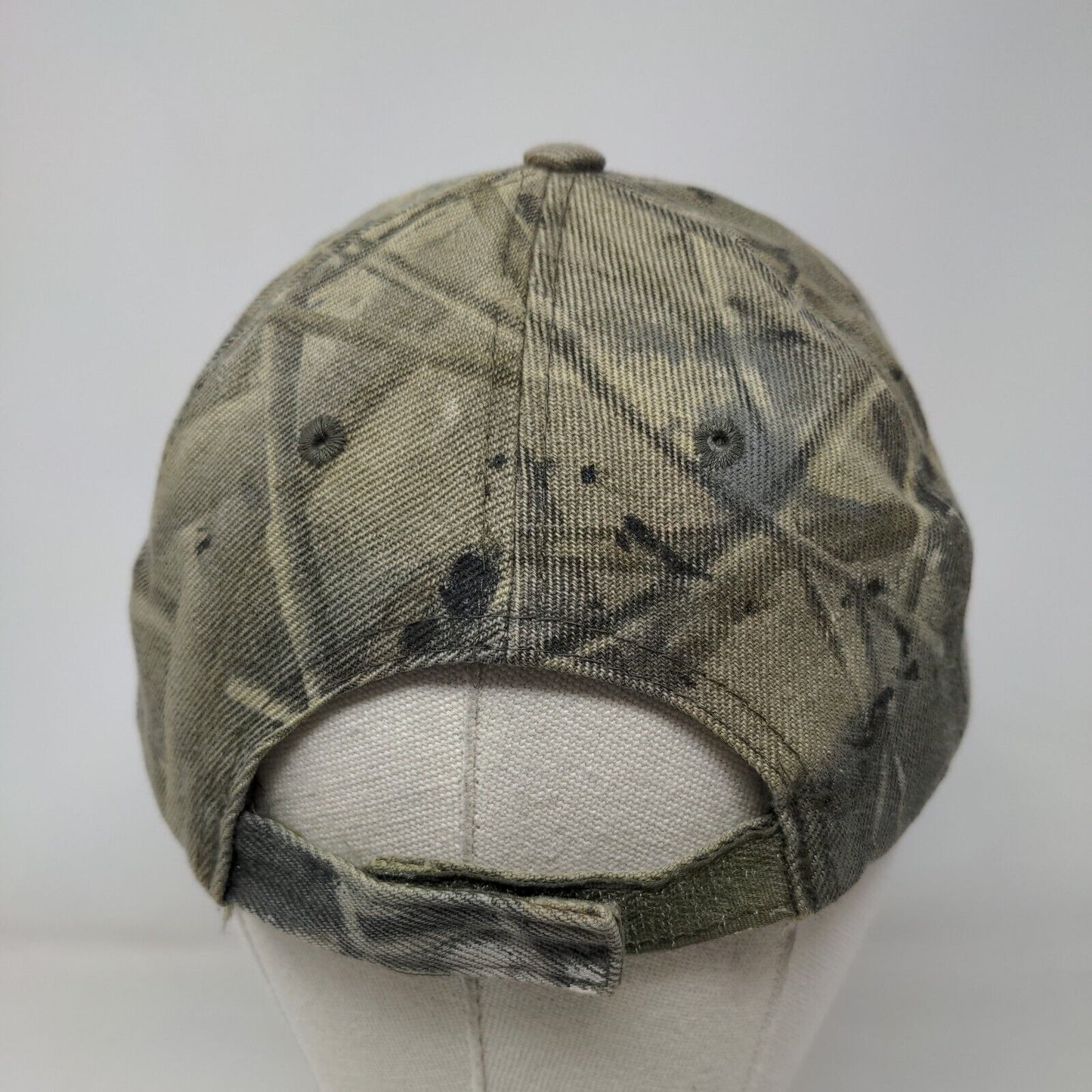 All About The Rack Strapback Hat Camo One Size Embroidered Adjustable