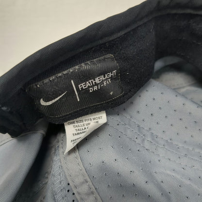 Nike Baseball Cap Gray One Size Dri-Fit Featherlight Strapback Recycled Hat