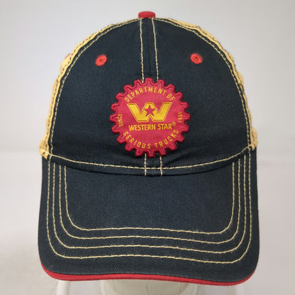 H3 Headwear Western Star Trucks Baseball Cap Black Yellow Red OS Hat Contrast