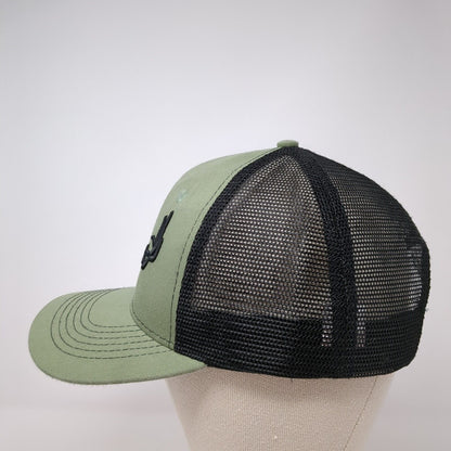 Arcadian Outfitters Snapbback Trucker Hat Green One Size Adjustable Mesh Back