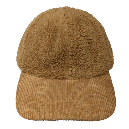 Shiraleah Chicago Baseball Cap Brown One Size Adjustable Sherpa Corduroy