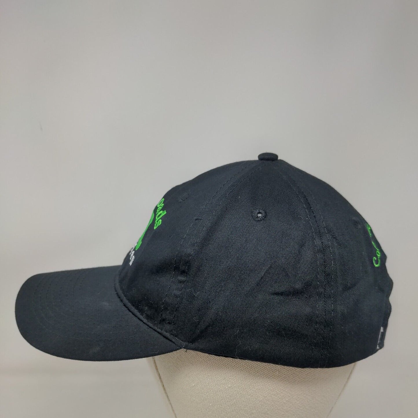 Back Roads Logistics Strapback Hat Black One Size Embroidered Port & Company