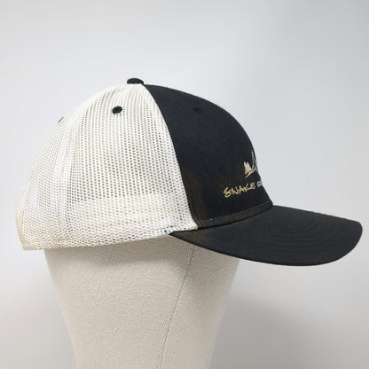 OTTO Trucker Hat Black White One Size Snake River Trailer Co Mountain Snapback