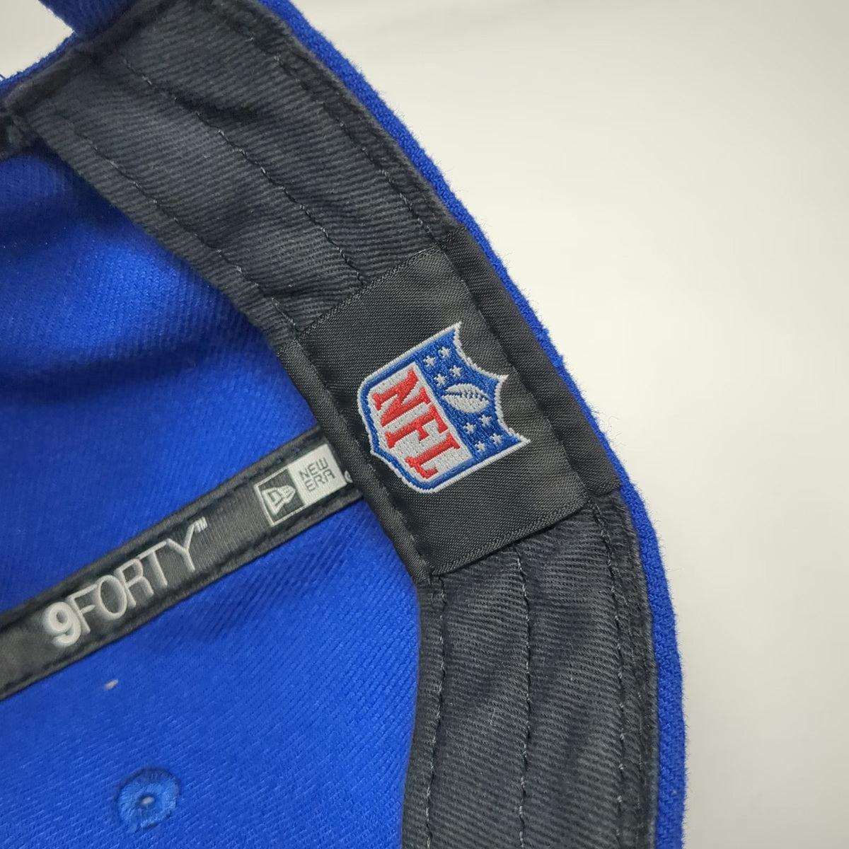 New York Giants NFL New Era Blue One Size Baseball Cap Strapback Curved Brim Hat