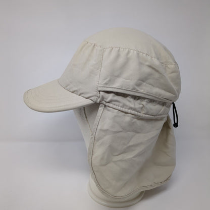 Unbranded Trapper Hat Tan OS Adjustable Drawstring Ear Flaps Blank Polyester