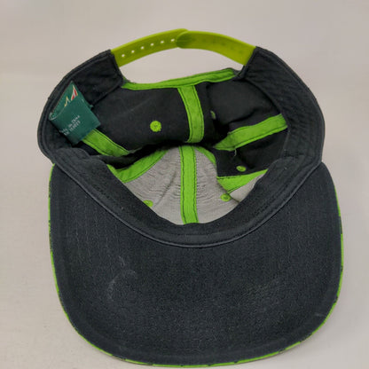 Mountain Dew Snapback Hat Multicolor One Size Adjustable Embroidered 6 Panel