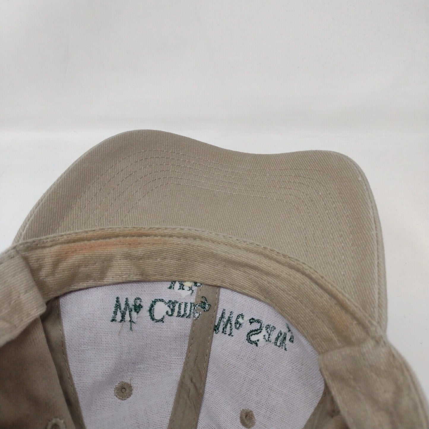 We Came We Saw We... Slideback Hat Tan One Size Adjustable Port & Company Cotton