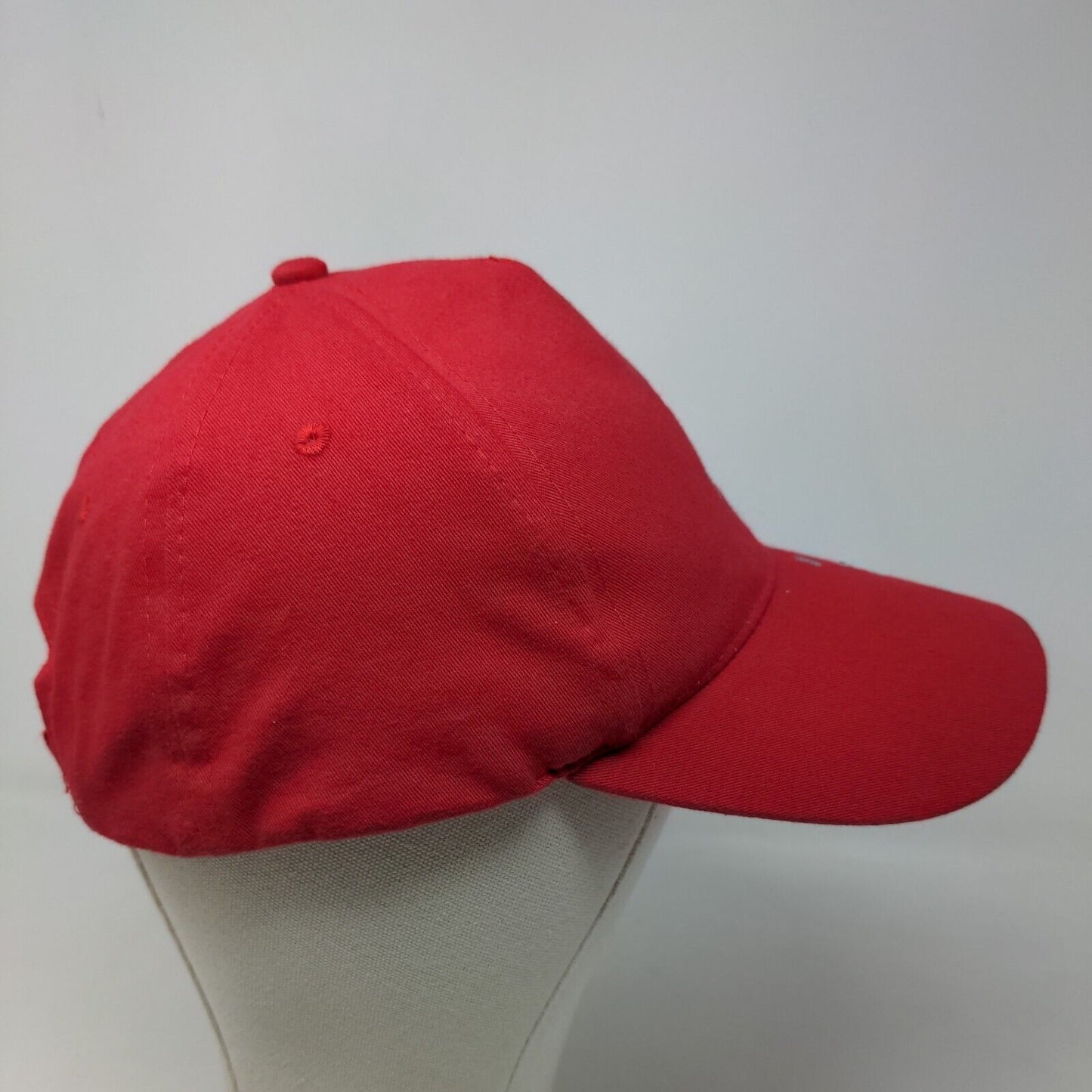 Unbranded Women's Strapback Hat Red Size OS 100% Cotton Autumn Fall Leaves