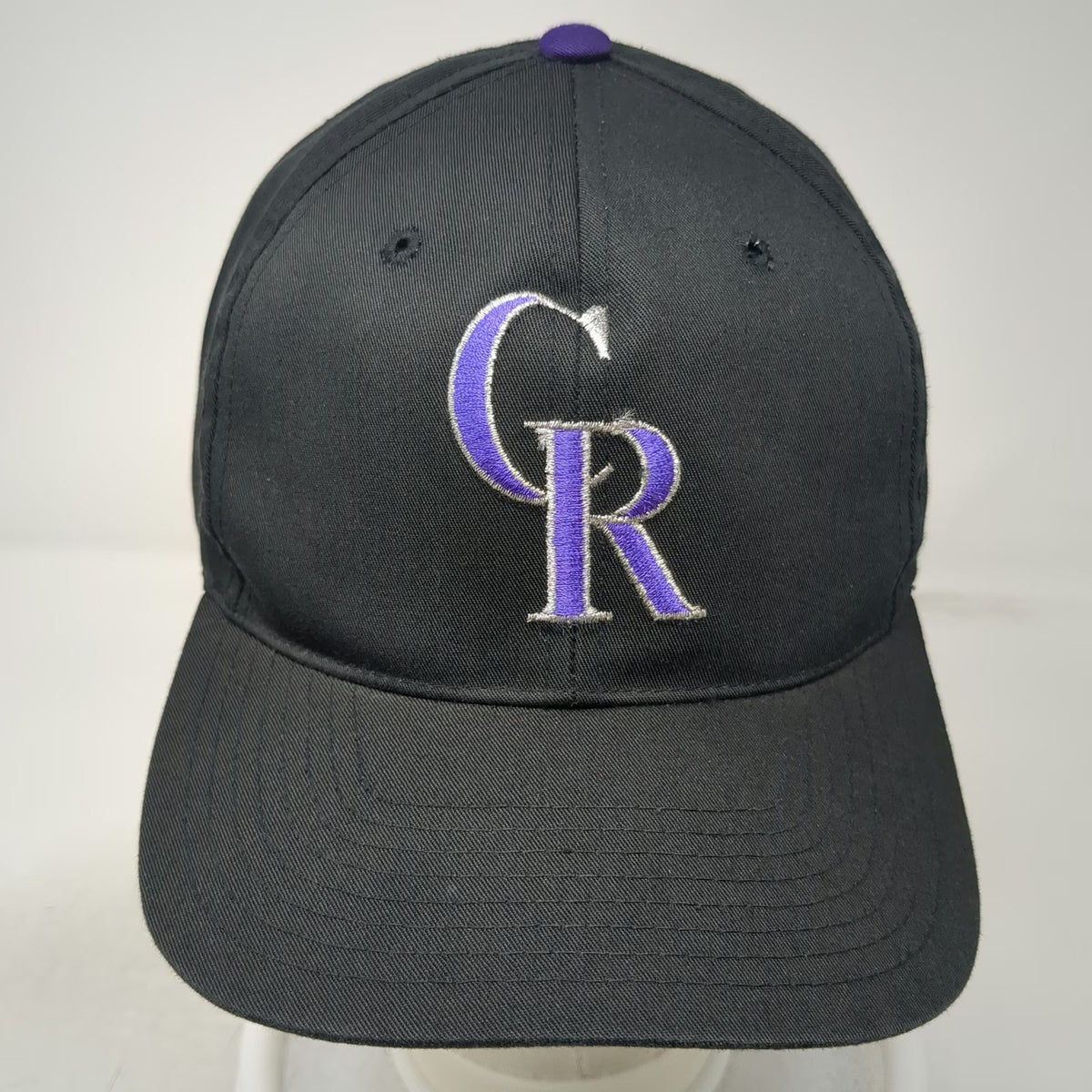 Colorado Rockies MLB Twins Enterprise Snapback Black Hat One Size Green Brim