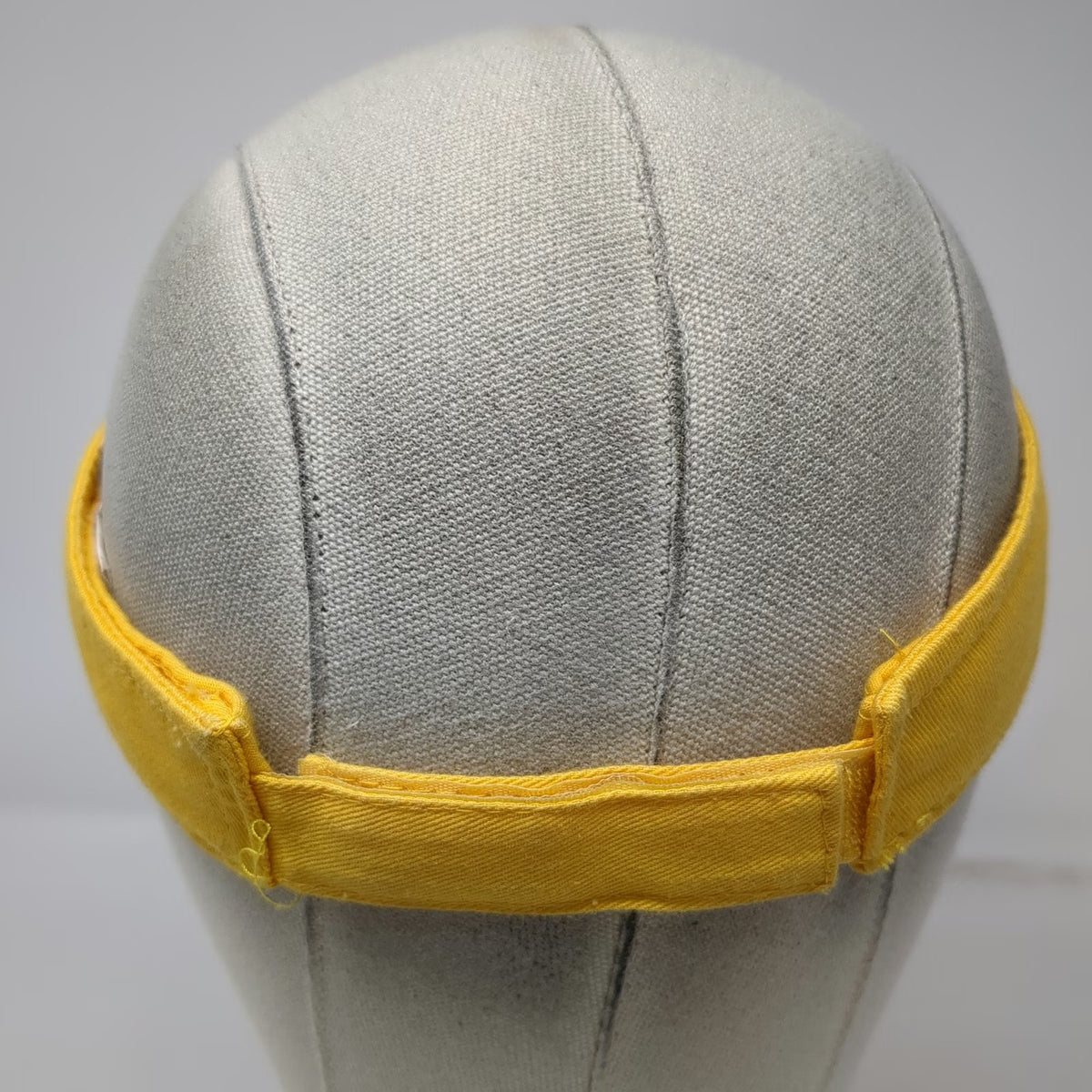 Mooby's Weinstein Co Yellow Visor One Size Strapback Cotton Embroidered Hat