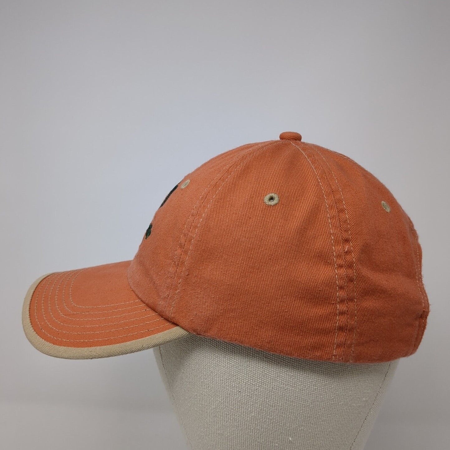 Oldcastle Precast Strapback Hat Orange OS Adjustable Embroidered Port Authority
