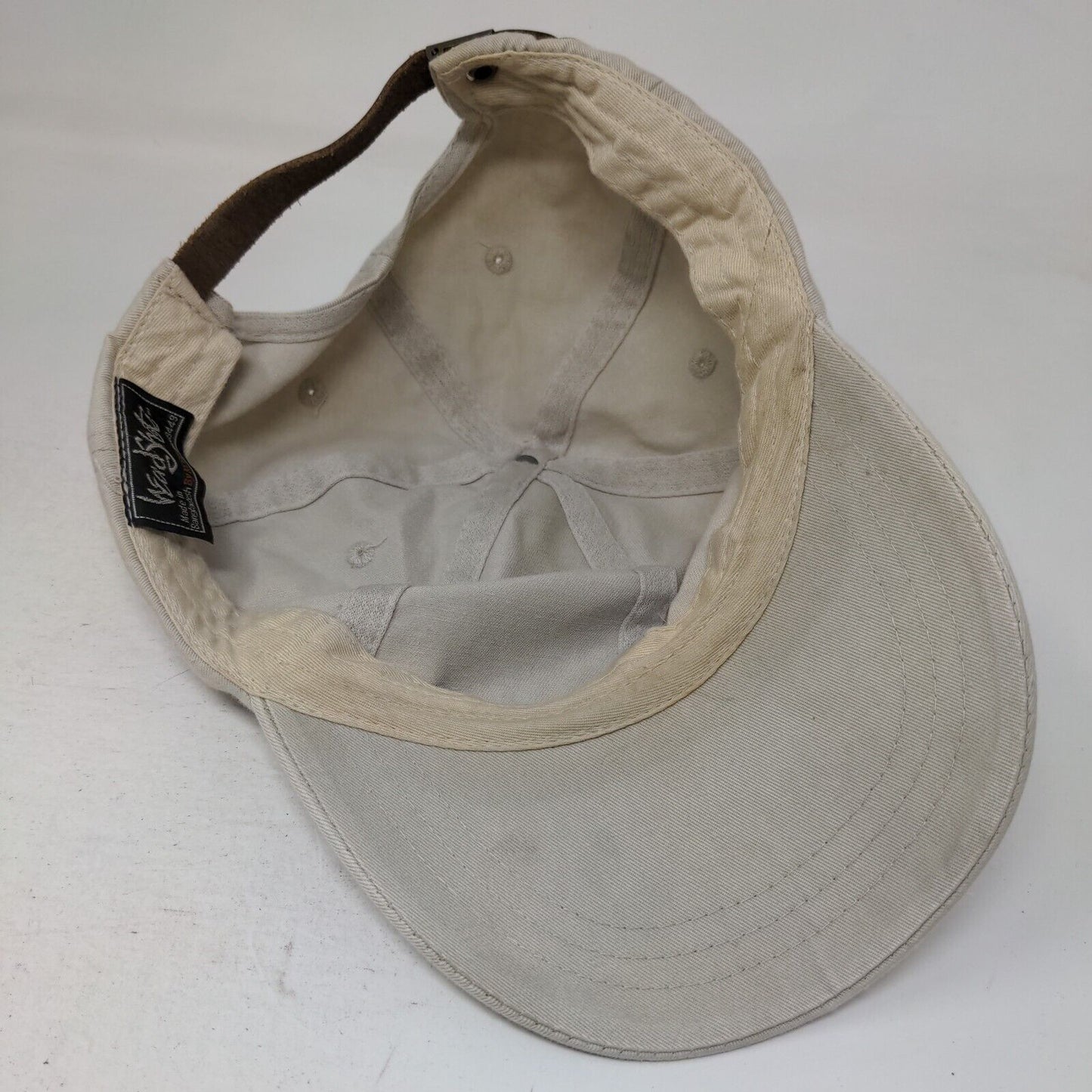 South Carolina Palmetto Tree Moon Slideback Hat Tan One Size Embroidered
