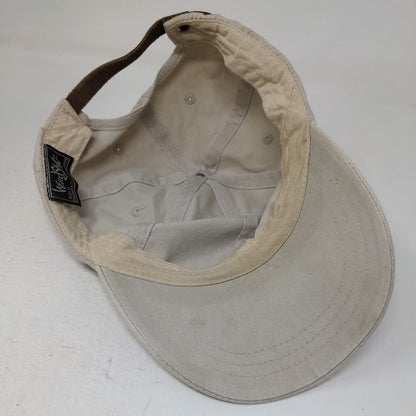 South Carolina Palmetto Tree Moon Slideback Hat Tan One Size Embroidered