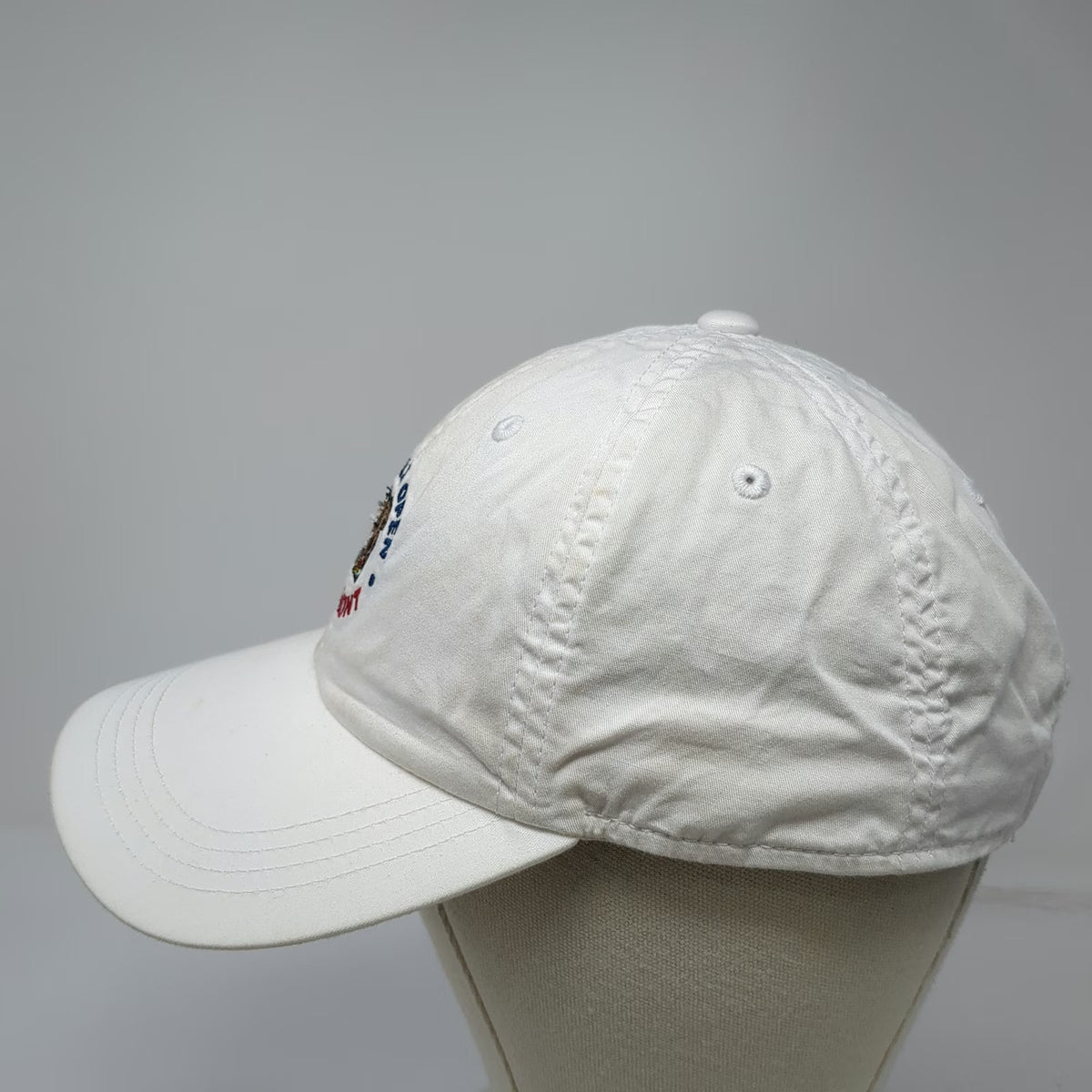 Ahead Baseball Cap White One Size USGA Member 125th US Open Oakmont Squirrel Hat
