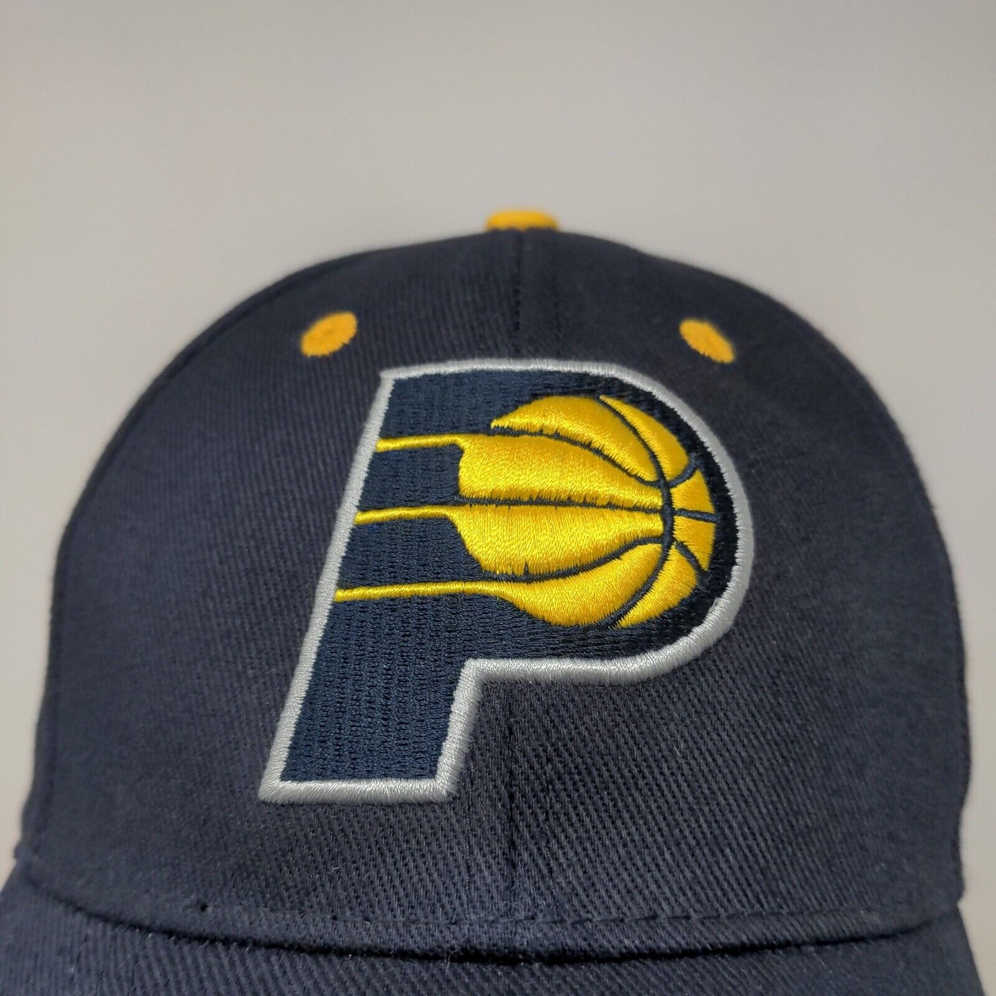 Fan Favorite Men's Strapback Hat Blue Size OSFA Embroidered NBA Indiana Pacers