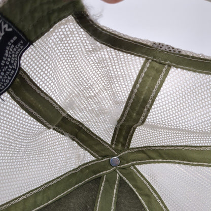 Hillcrest Country Club Snapback Trucker Hat Brown One Size Mesh Back