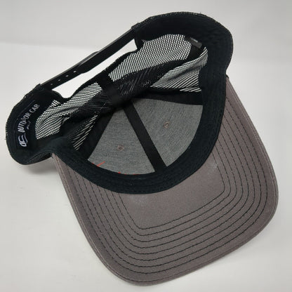 Atkinson's Mirror & Glass Snapback Trucker Hat Gray One Size Mesh Back