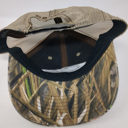Drake Strapback Trucker Hat Multicolor One Size Mesh Back Camo Hunting