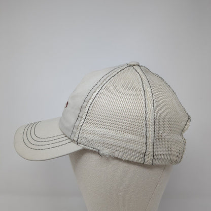 Radio Boise 89.9 FM Strapback Trucker Hat Tan OS Adjustable Mesh Back Bretmor