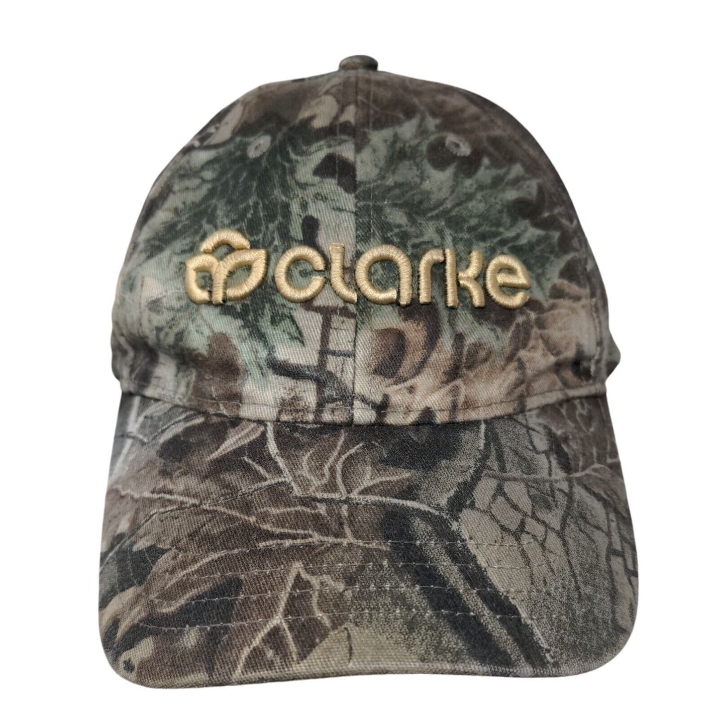 Clarke Strapback Hat Camouflage One Size Adjustable Embroidered Patriotic