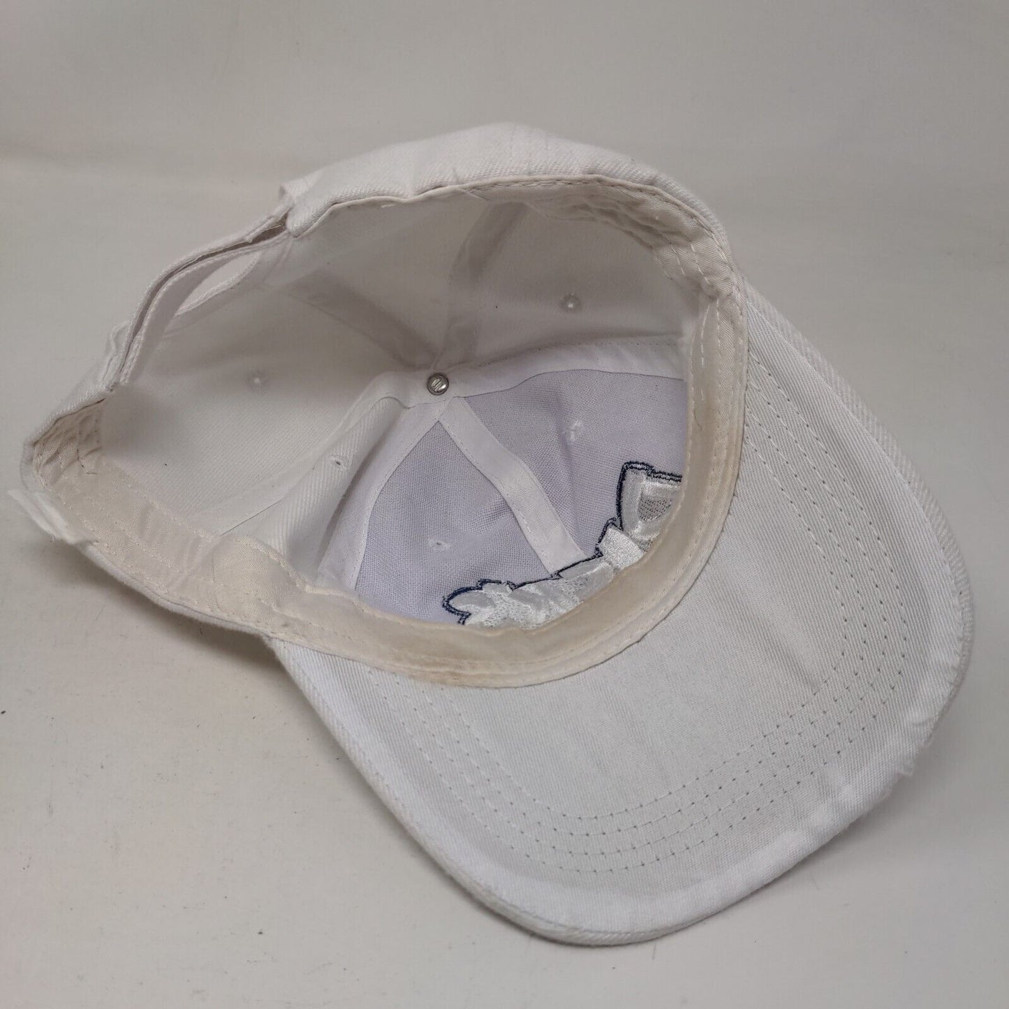 Dick's Last Resort Strapback Hat White One Size Embroidered Size Does Matter