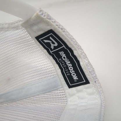Richardson 112 Trucker Hat Gray One Size Snapback Mesh Back Navigate Patch Cap