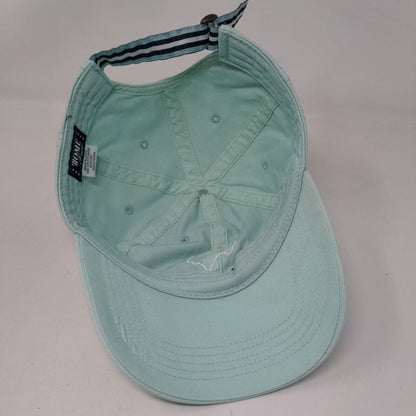 Texas Slideback Hat Greenish-Blue OSFM Adjustable Embroidered Home Free