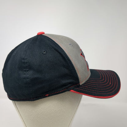 Reebok Philadelphia 76ers NBA Cap Black Gray Red One Size Stretch Fit Logo Hat