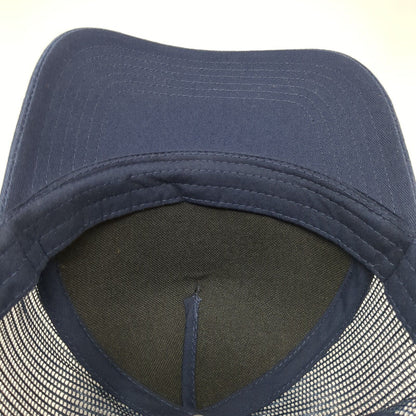 Cap America Snapback Mesh Back Trucker Hat Blue One Size Fire Pizza