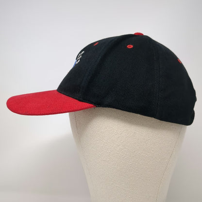 Nissun Baseball Cap Black Red One Size Ford Racing Checkered Flag Slideback Hat