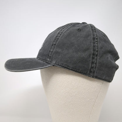 Rails Baseball Cap Gray One Size Script Logo Est 2009 Cotton Slideback Hat