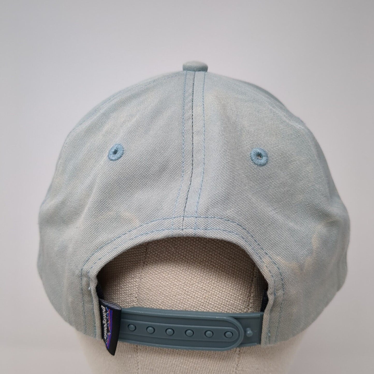 Patagonia Mountain Snapback Hat Blue One Size Adjustable Embroidered