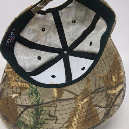 Cap America Apex EverOn Company Camo Hat One Size Baseball Cap Strapback Brown