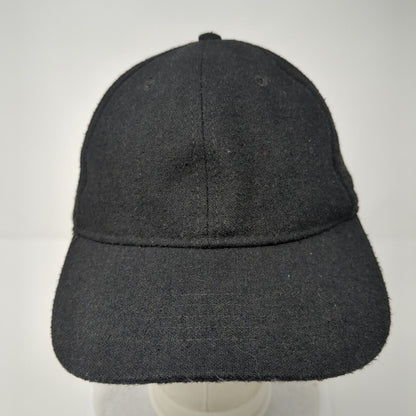 Unbranded Slideback Hat Black One Size Solid Blank 6 Panel Adjustable