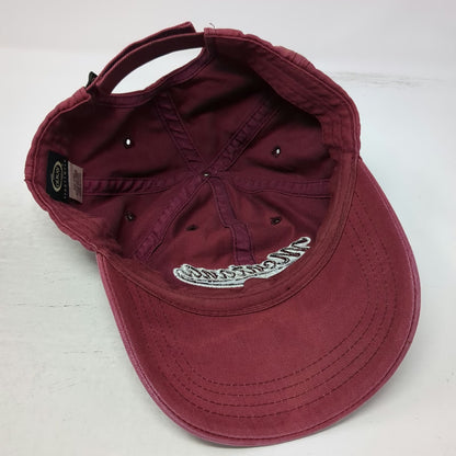 Montana Grizzlies NCAA Ouray Cap Hat Red One Size Strapback Curved Brim Cotton