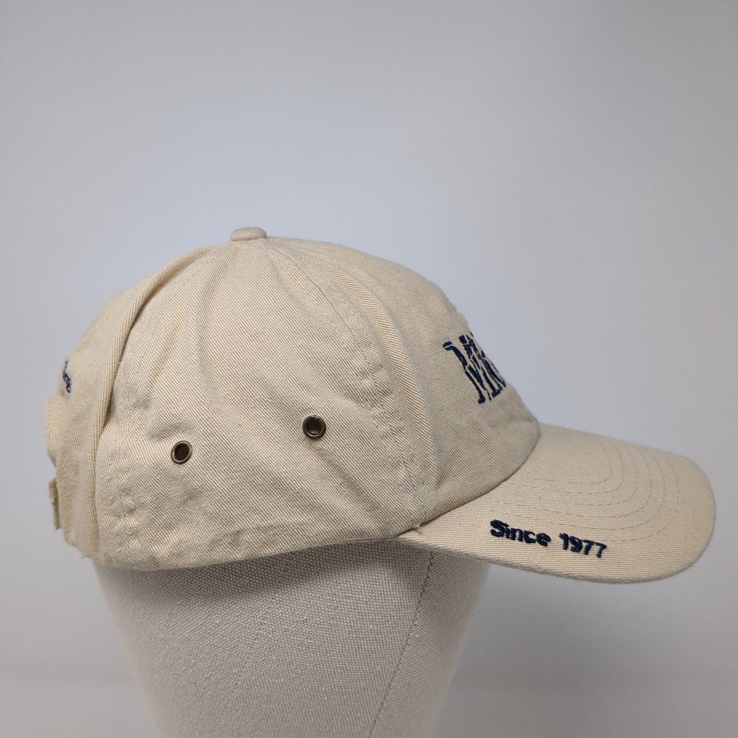 USA Midway Since 1977 Baseball Cap Beige One Size Adjustable Embroidered Cotton