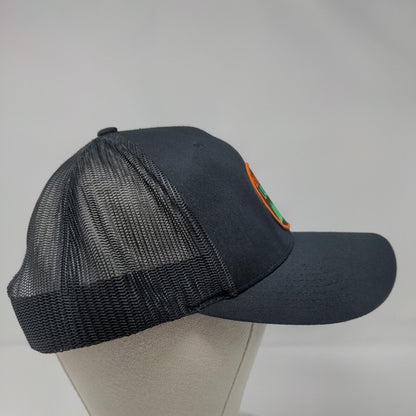 Summer Lawns Snapback Mesh Back Trucker Hat Black OSFA Richardson