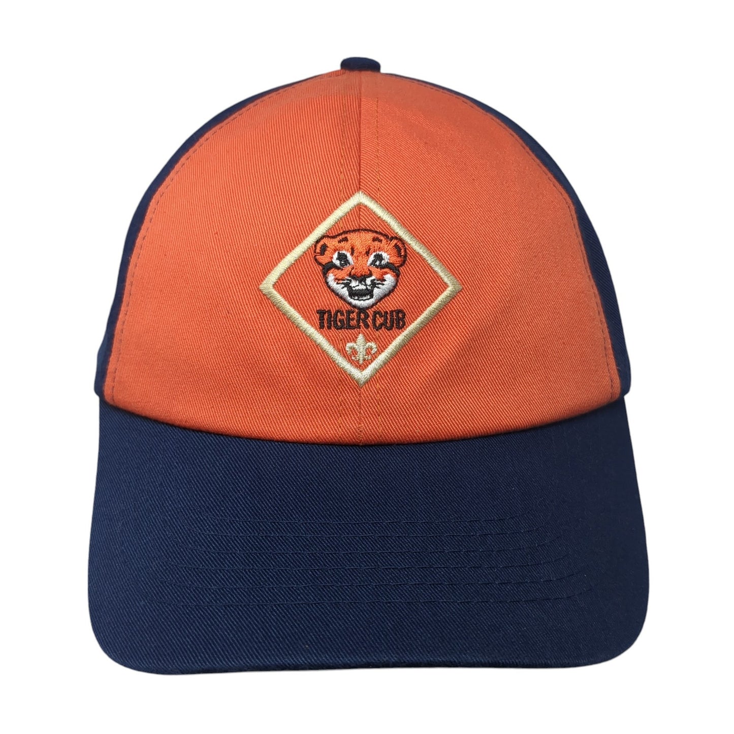Tiger Cub Boy Scouts Strapback Hat Multi Large Adjustable Colorblock